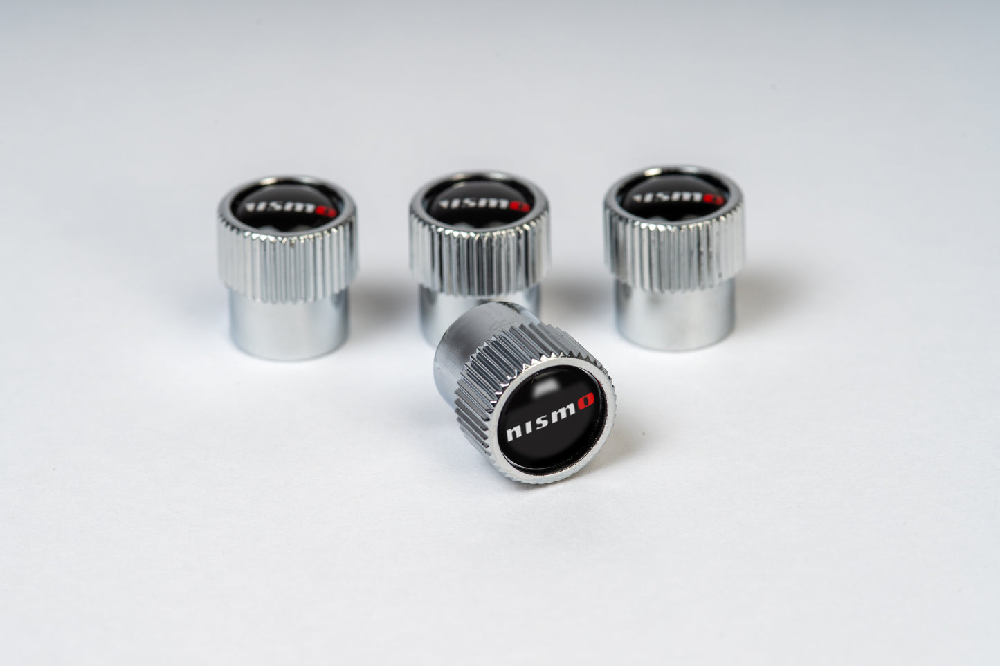 NISMO Chrome ABS Valve Stem Caps (Set of 4)