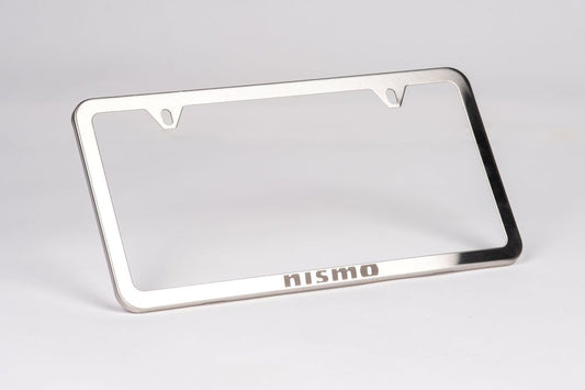 NISMO Brushed Stainless Steel Slimline License Plate Frame