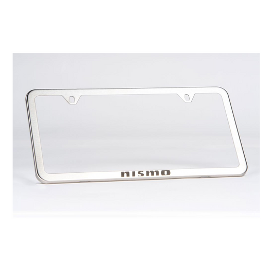 NISMO Brushed Stainless Steel Slimline License Plate Frame