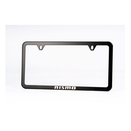 NISMO Black Powder Coated Stainless Steel Slimline License Plate Frame