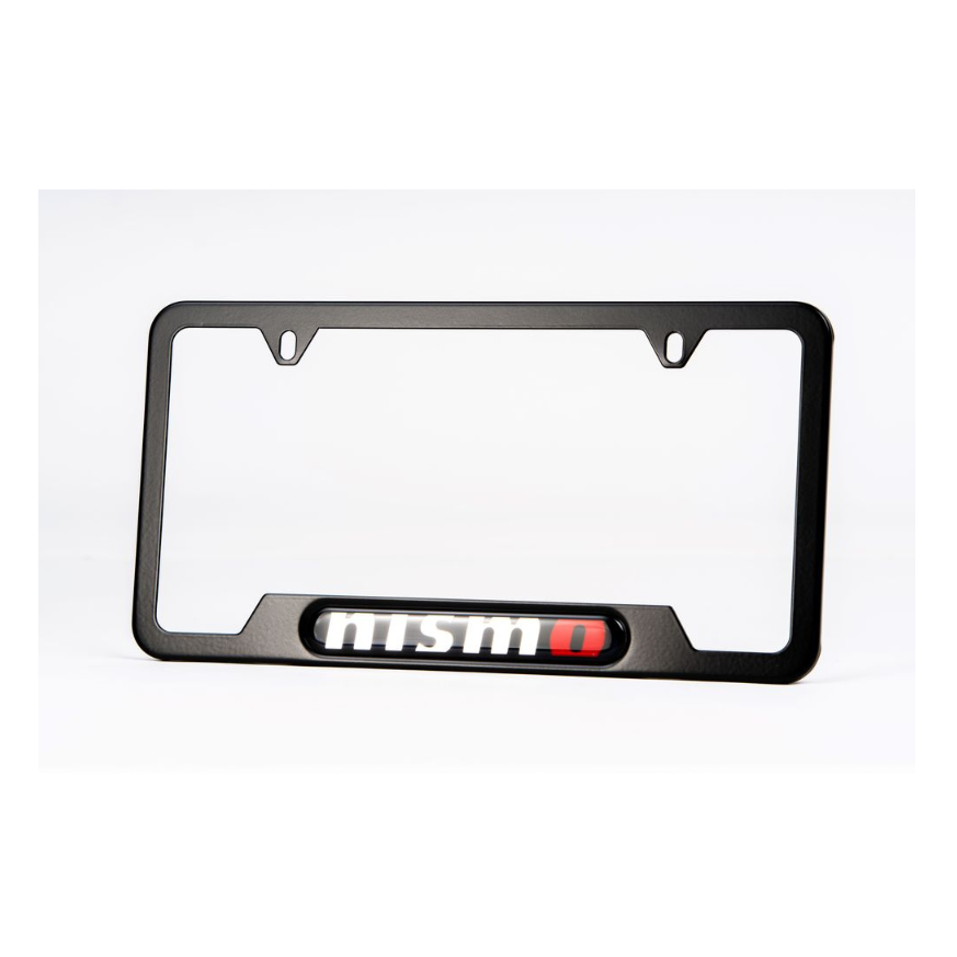NISMO Black Powder Coated Stainless Steel License Plate Frame