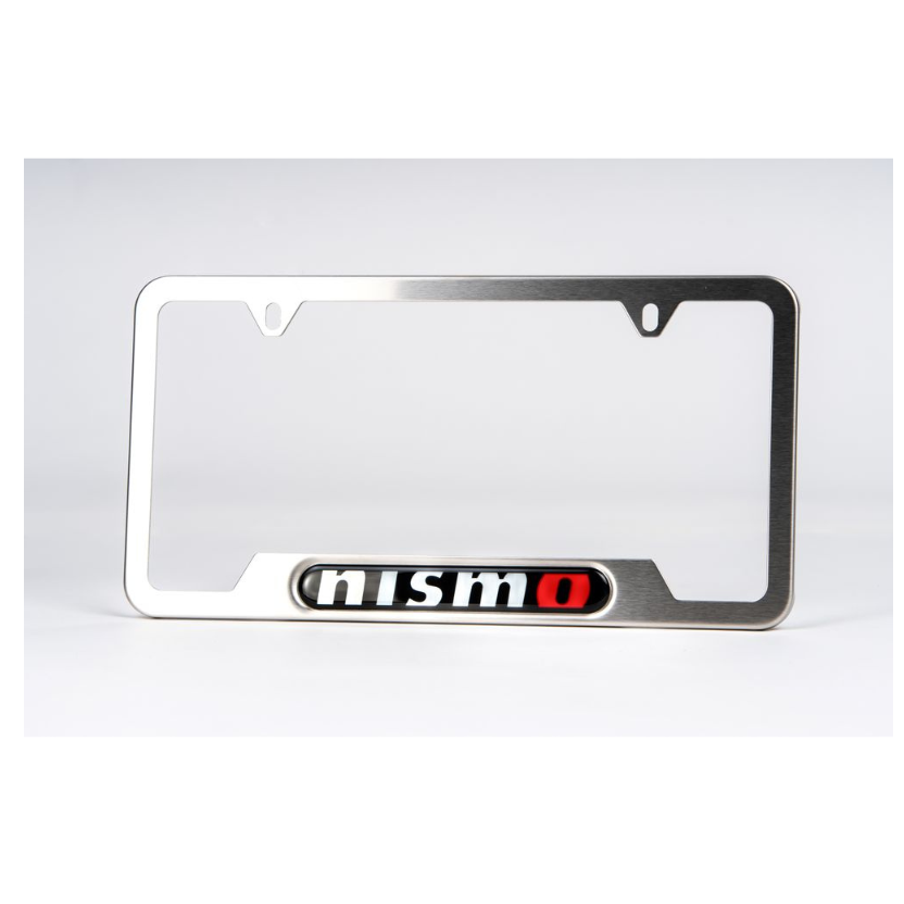 NISMO Brushed Stainless Steel License Plate Frame