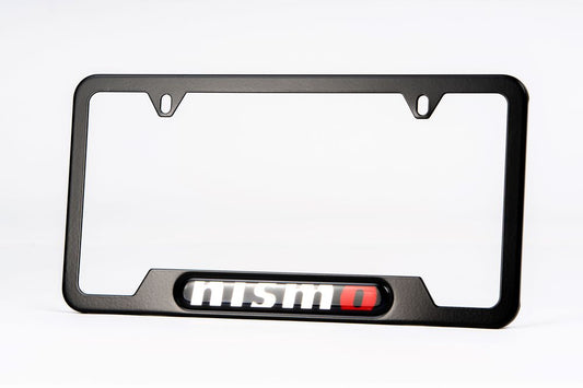 NISMO Black Powder Coated Stainless Steel License Plate Frame