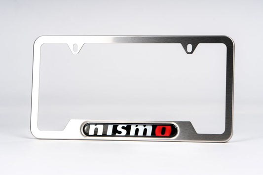 NISMO Brushed Stainless Steel License Plate Frame