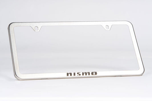 NISMO Brushed Stainless Steel Slimline License Plate Frame
